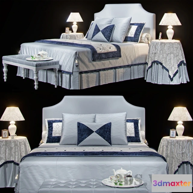1616346 - furniture - Classic bed 3D Max