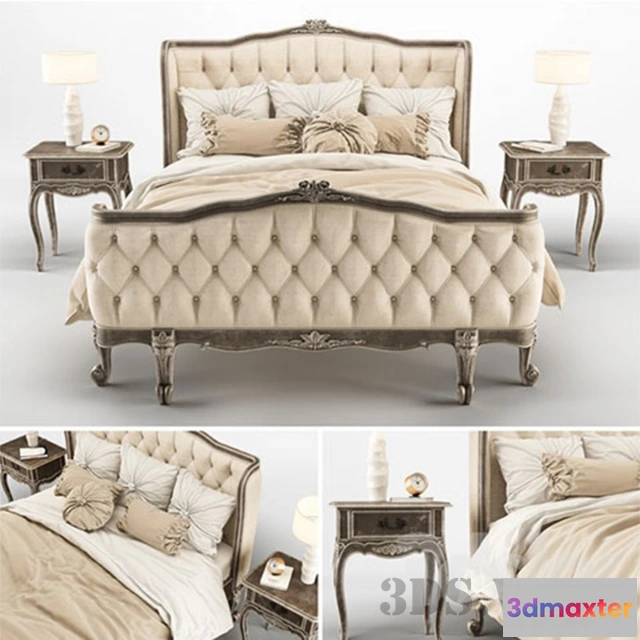 1616348 - furniture - Classic bed 3D Max