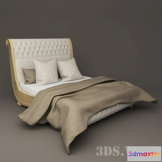 1616408 - furniture - Vanity bed 3D Max