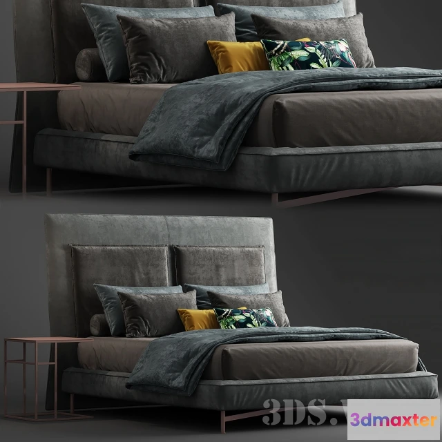 1616472 - furniture - Moderrn bed 3D Max