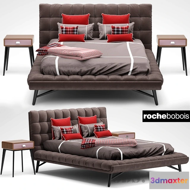 1616738 - furniture - Bed LIT PROFILE Roche Bobois 3D Max