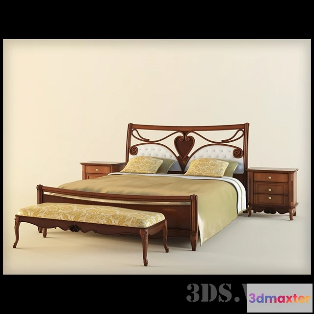 1616776 - furniture - Pointex bed ELEONORA 3D Max