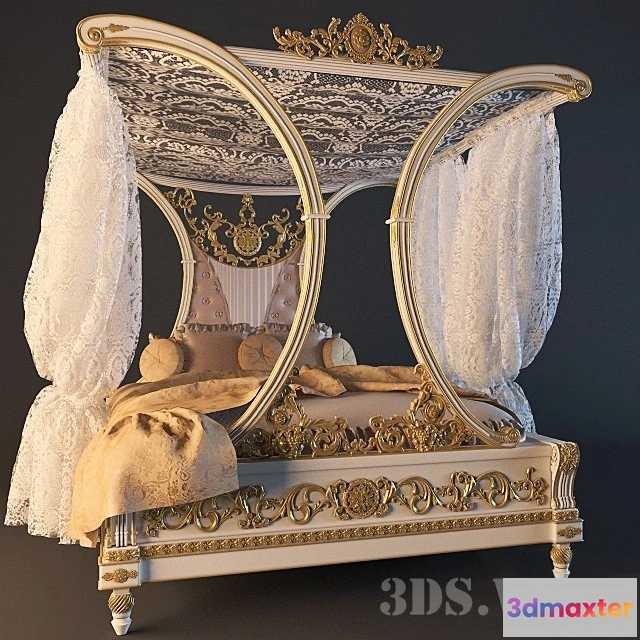 1616912 - furniture - Love Collection Riva bed art. A61140-2 3D Max