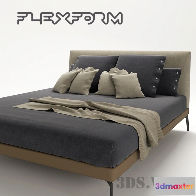 1617048 - furniture - FLEXFORM bed 3D Max
