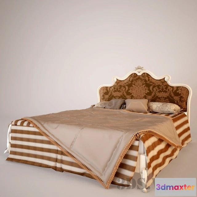 1617308 - furniture - Classic Bed Angelo Cappellini 3D Max