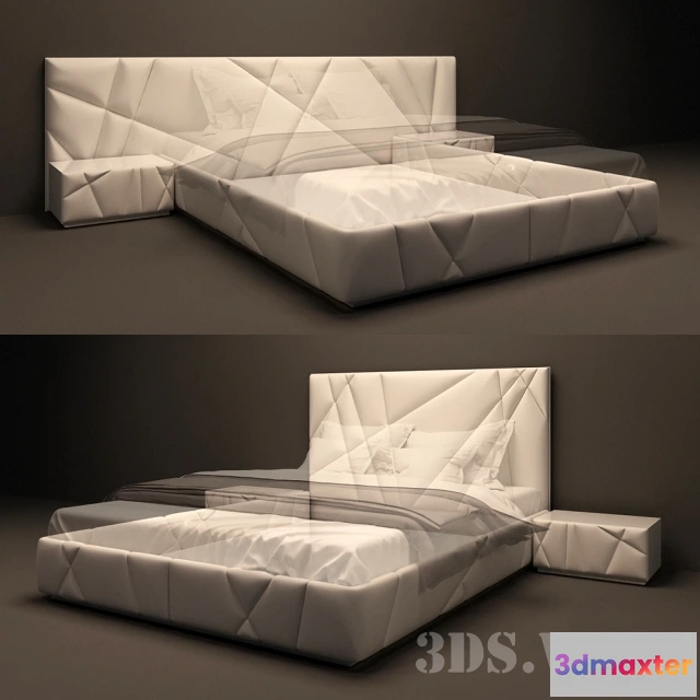 1617452 - furniture - Bed without bed 3D Max