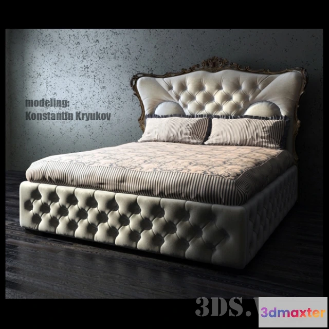 1617474 - furniture - Soft classic bed 3D Max