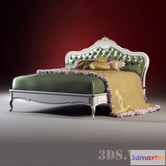 1617488 - furniture - Classic bed 3D Max