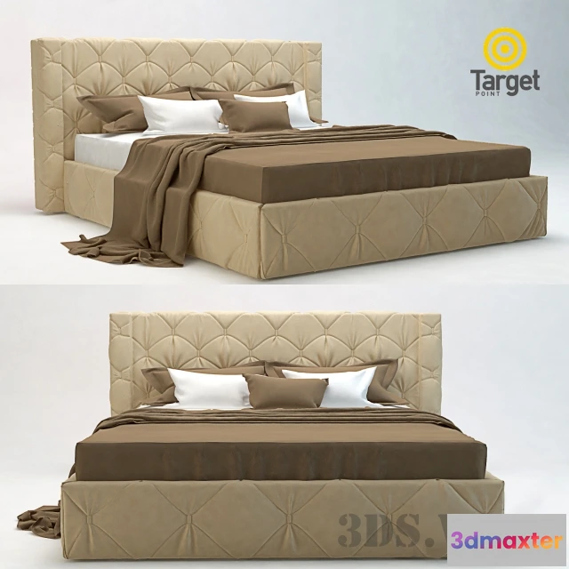 1617510 - furniture - Target Point Capri Bed 3D Max
