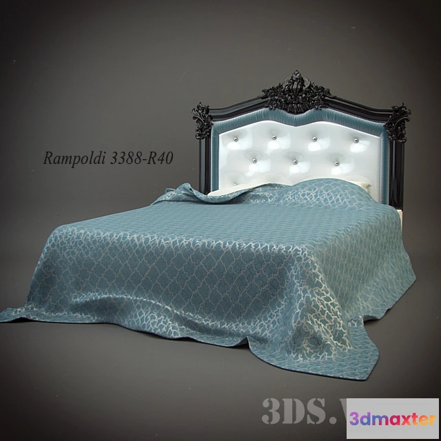 1617570 - furniture - Classic bed Rampoldi 3388-R40 3D Max