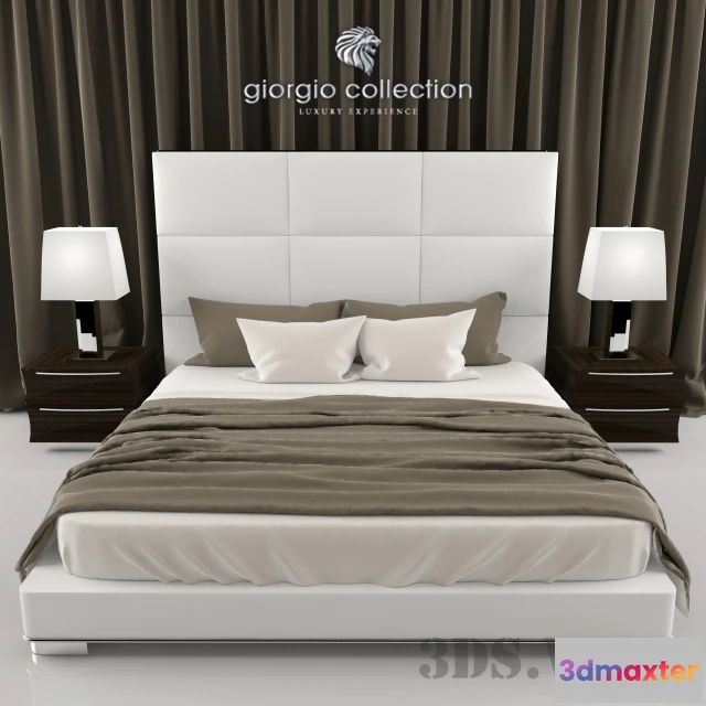 1617706 - furniture - Bed Giorgio Collection 3D Max