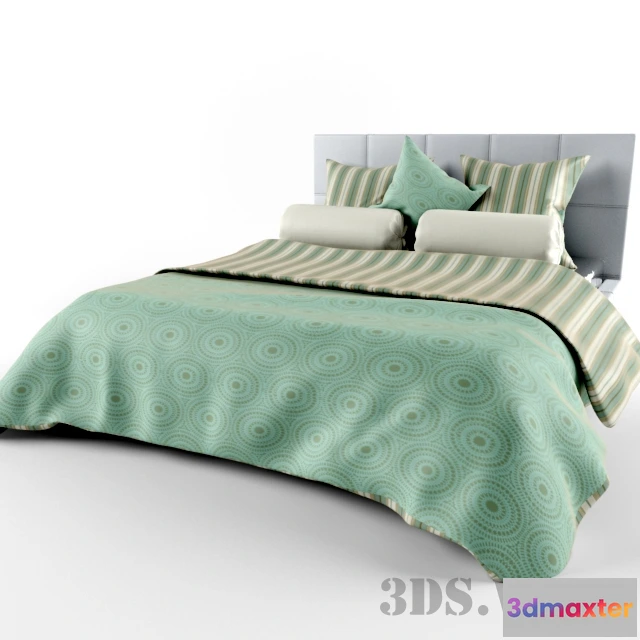 1617744 - furniture - Beautiful modern bed 3D Max