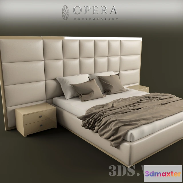 1617830 - furniture - Opera bed by Angelo Cappellini 3D Max