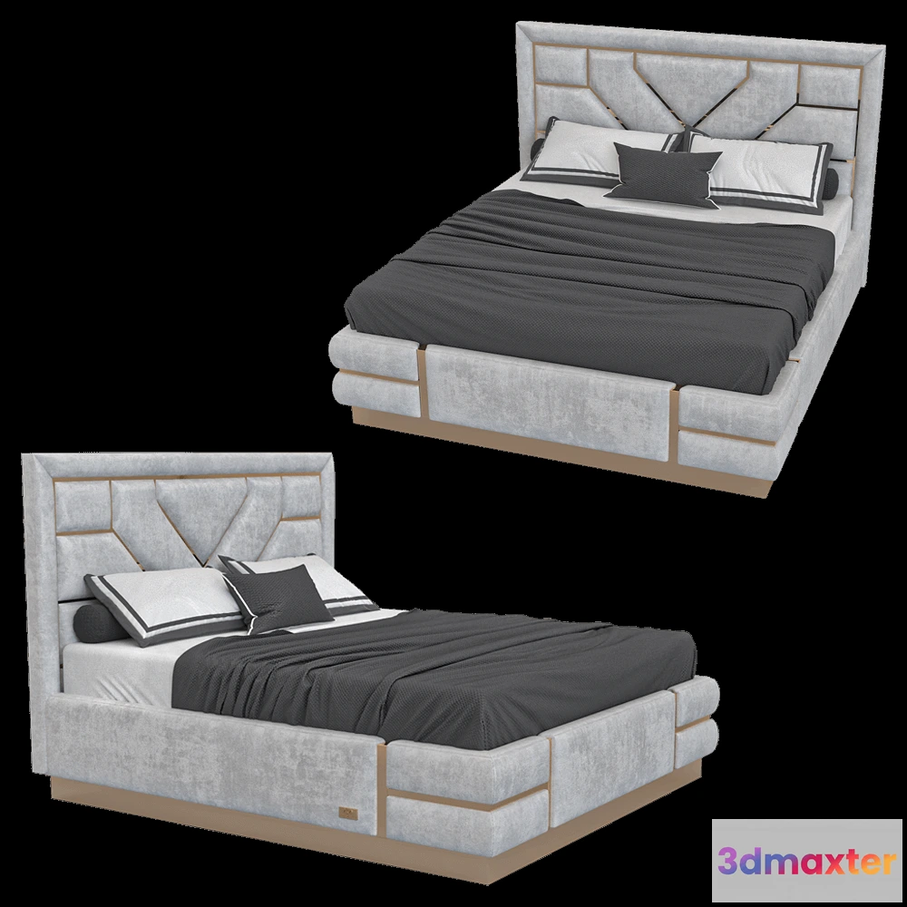 1617986 - Wall&Wall - Soft bed Jolie 1 3D Max