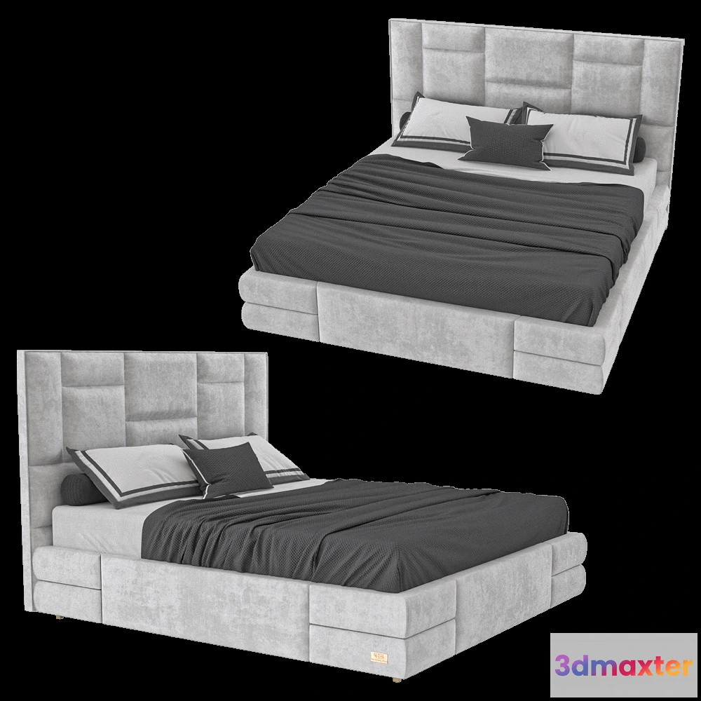 1617990 - Wall&Wall - Soft bed Felina 1 3D Max