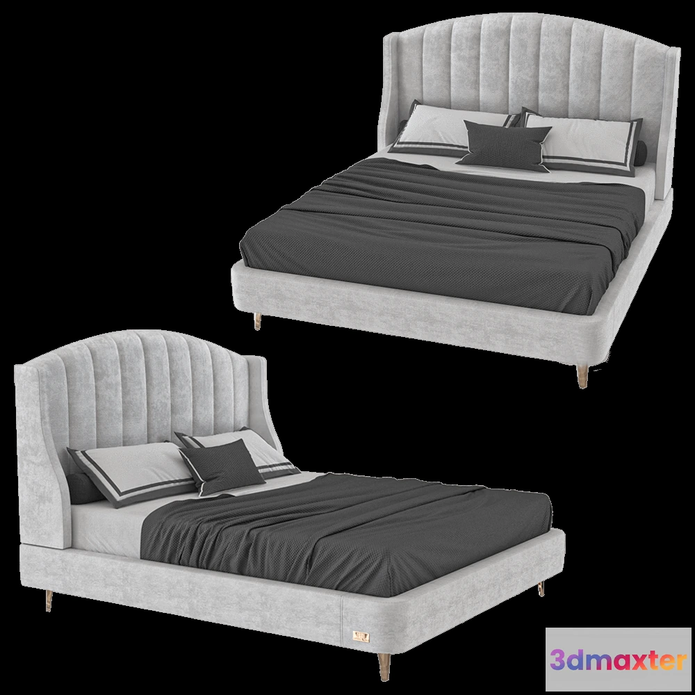 1617992 - Wall&Wall - Soft bed Philosophy Outside 3D Max