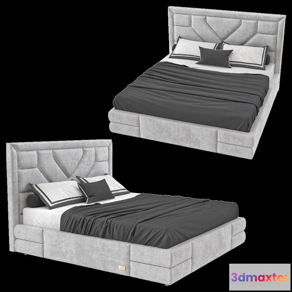 1617998 - Wall&Wall - Soft bed Jolie 2 3D Max