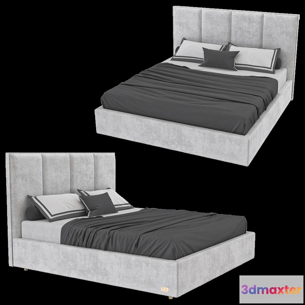 1618000 - Wall&Wall - Soft bed Bamboo 3D Max