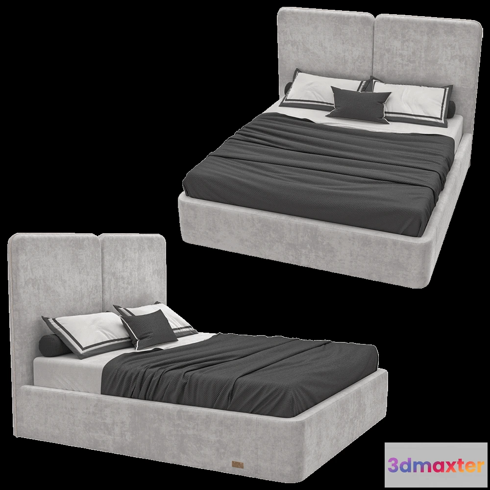 1618002 - Wall&Wall - Soft bed Seldis 3D Max