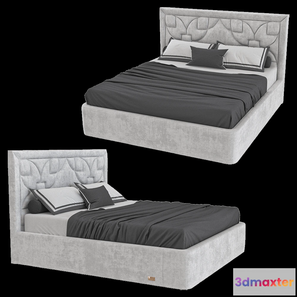 1618014 - Wall&Wall - Soft bed Pastelle 3D Max