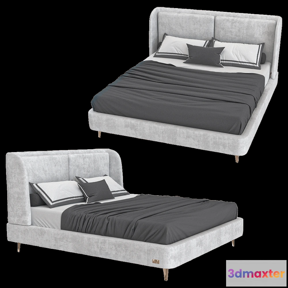 1618020 - Wall&Wall - Soft bed Pursuit 3D Max