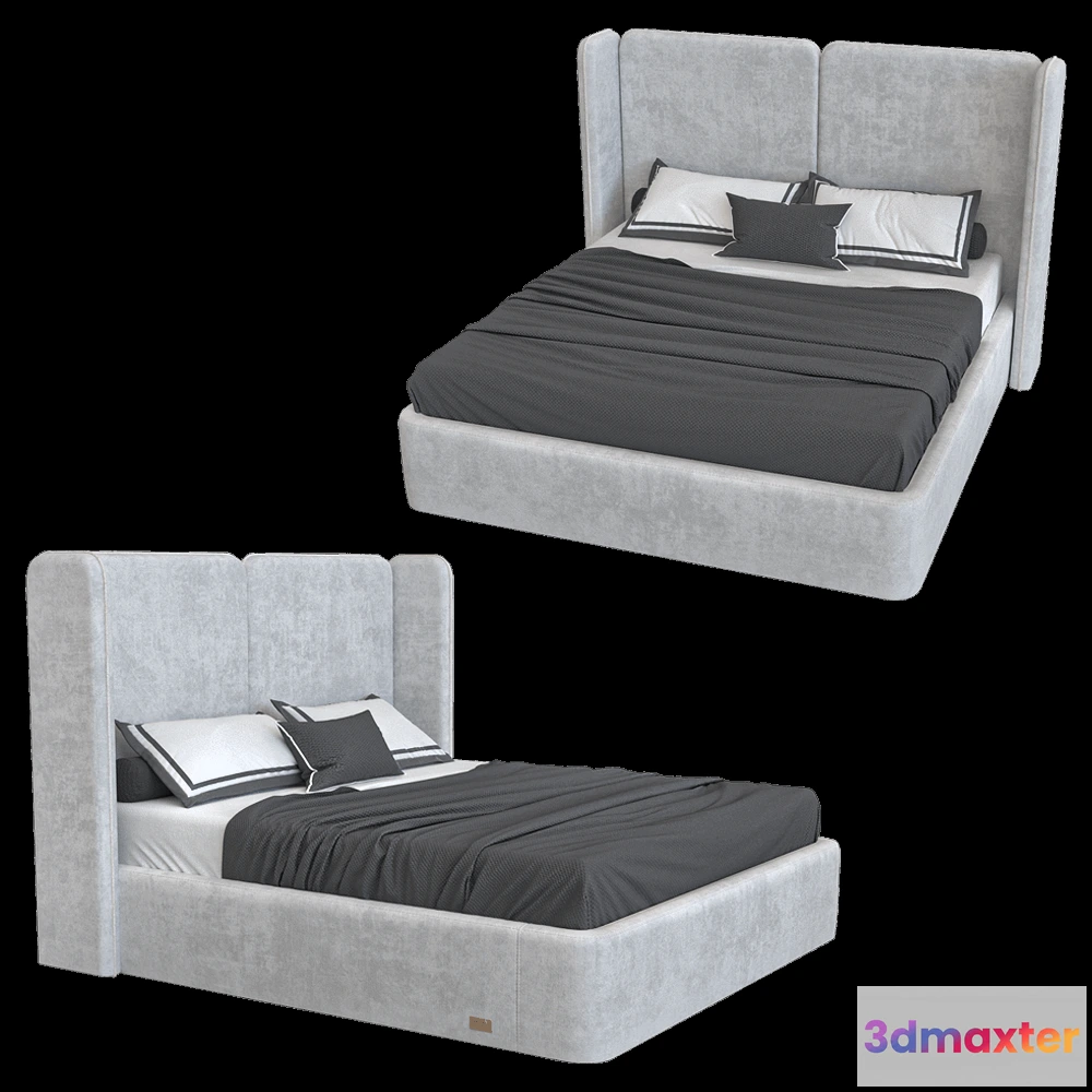 1618028 - Wall&Wall - Soft bed Havana 3D Max