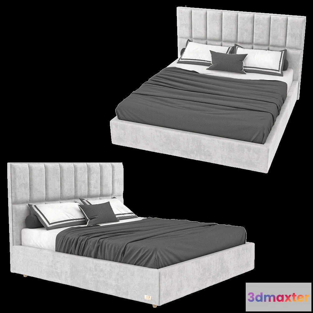 1618052 - Wall&Wall - Soft bed Croco 3D Max