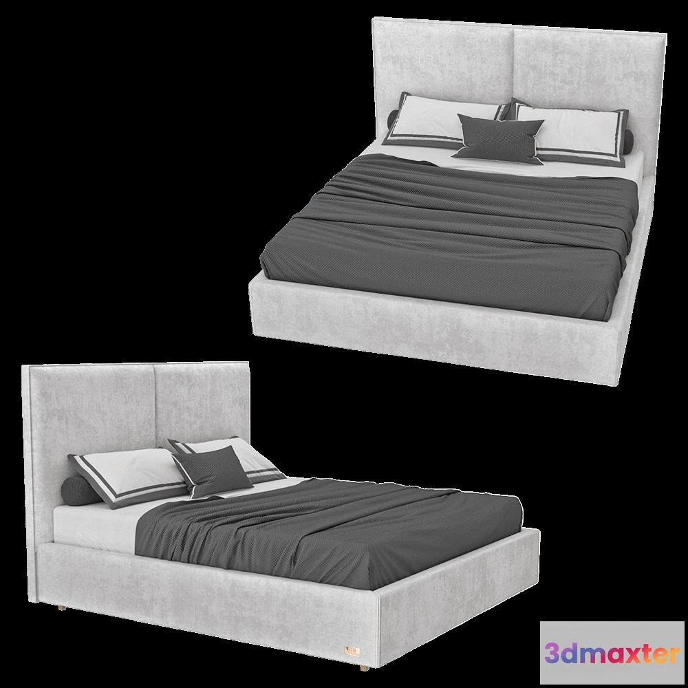 1618056 - Wall&Wall - Soft bed Cruele 3D Max