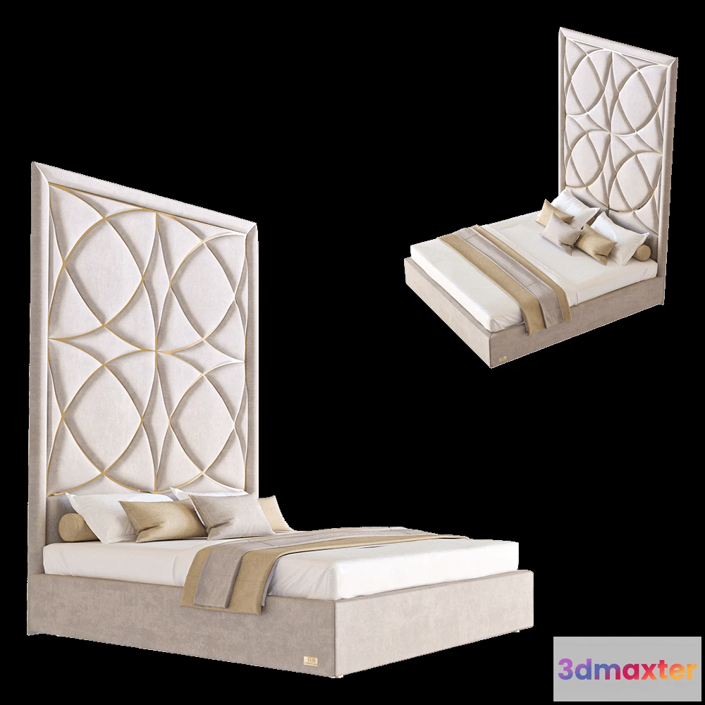 1618068 - Wall&Wall - Soft bed Charm 3D Max