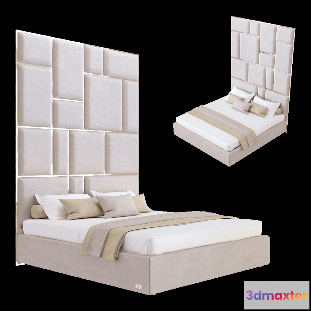 1618072 - Wall&Wall - Soft bed Surge 3D Max