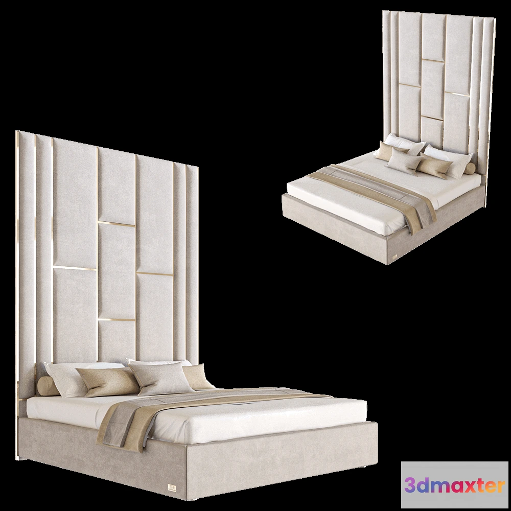 1618094 - Wall&Wall - Soft bed Breeza 3D Max
