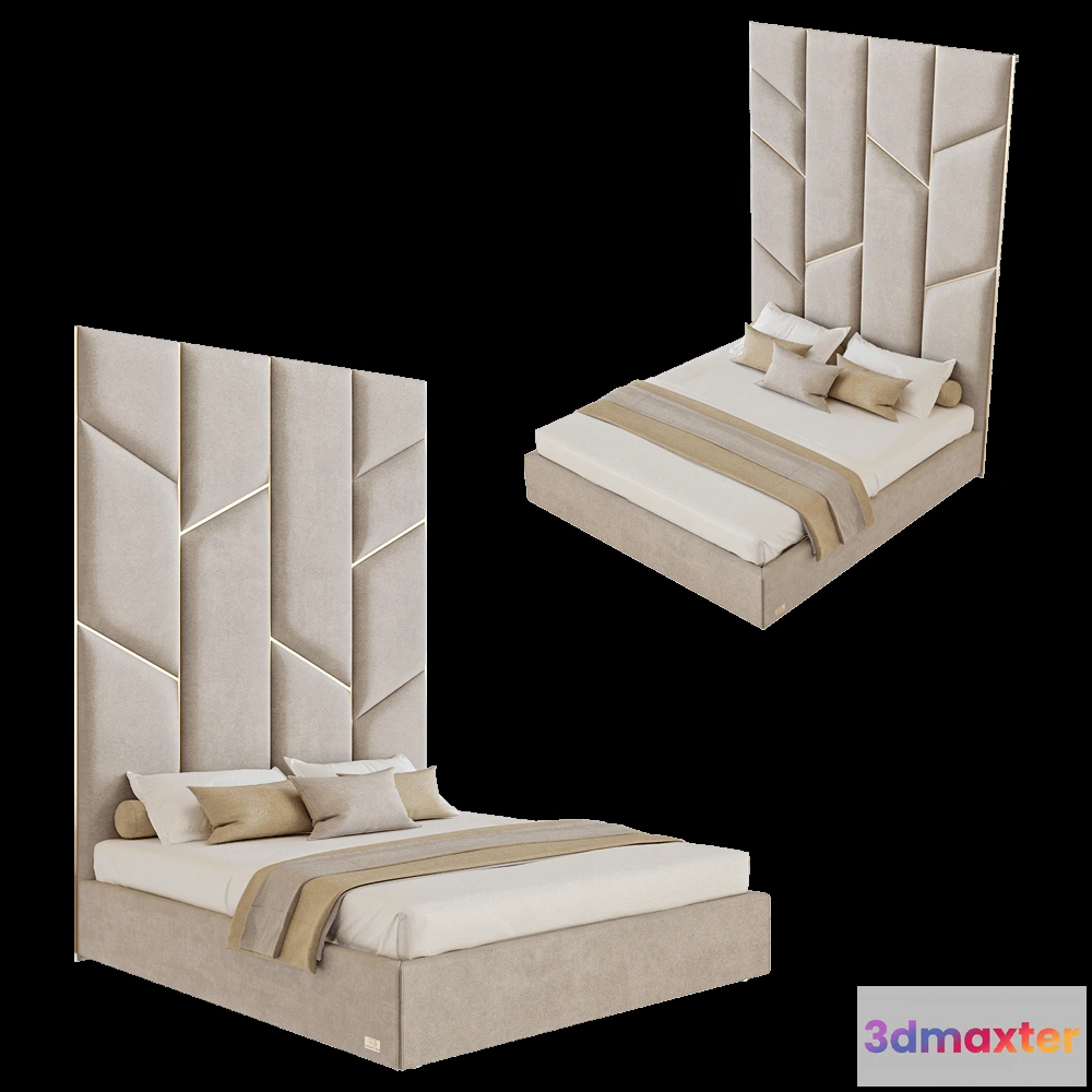 1618096 - Wall&Wall - Soft bed Canyon 3D Max