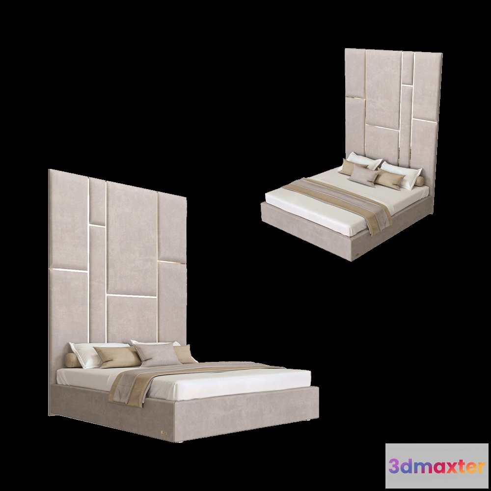 1618104 - Wall&Wall - Soft bed Athebalt 3D Max