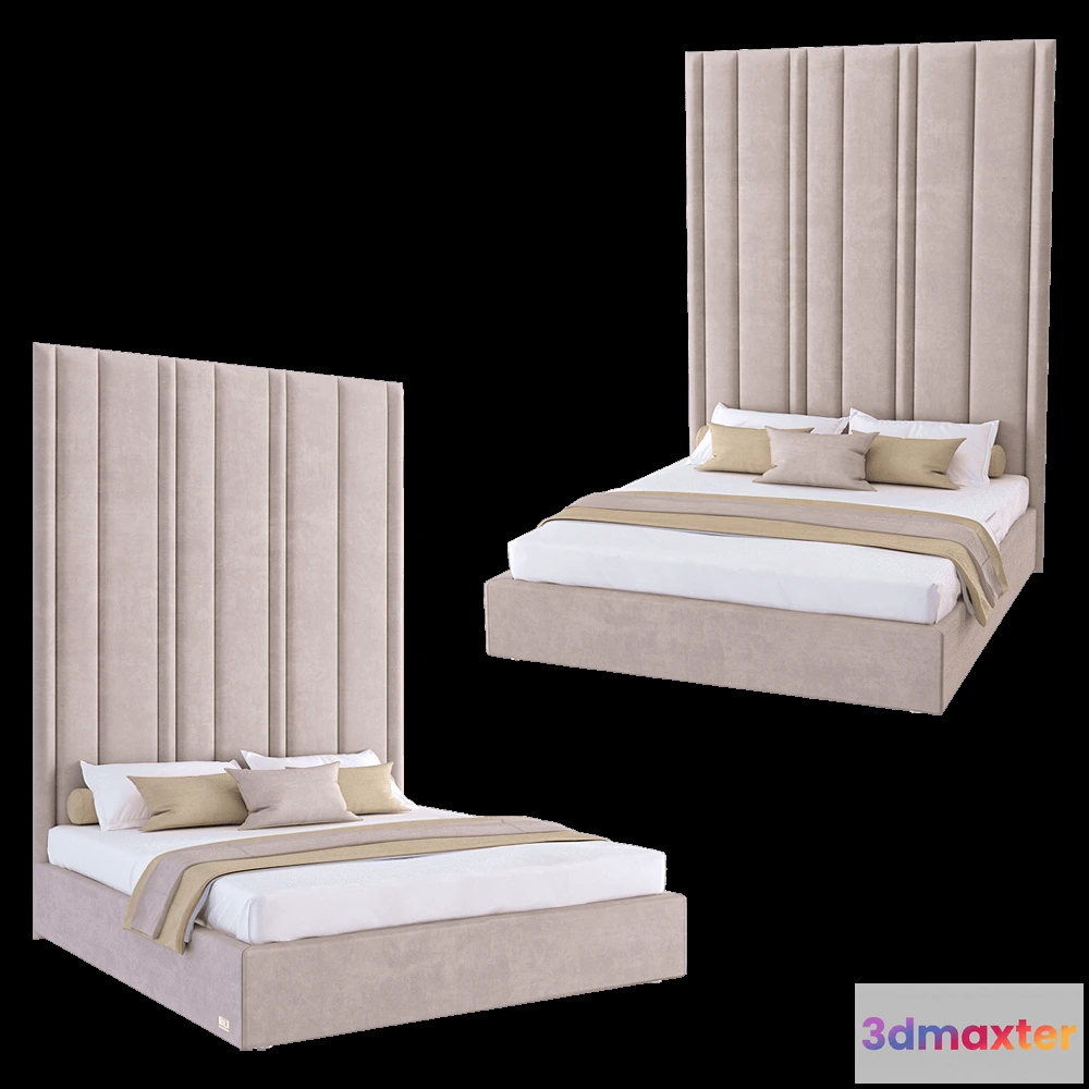 1618106 - Wall&Wall - Soft bed Waterfall 3D Max