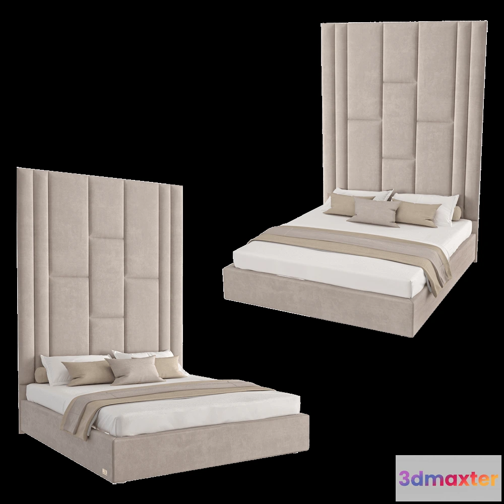 1618112 - Wall&Wall - Soft bed Interstellar 3D Max