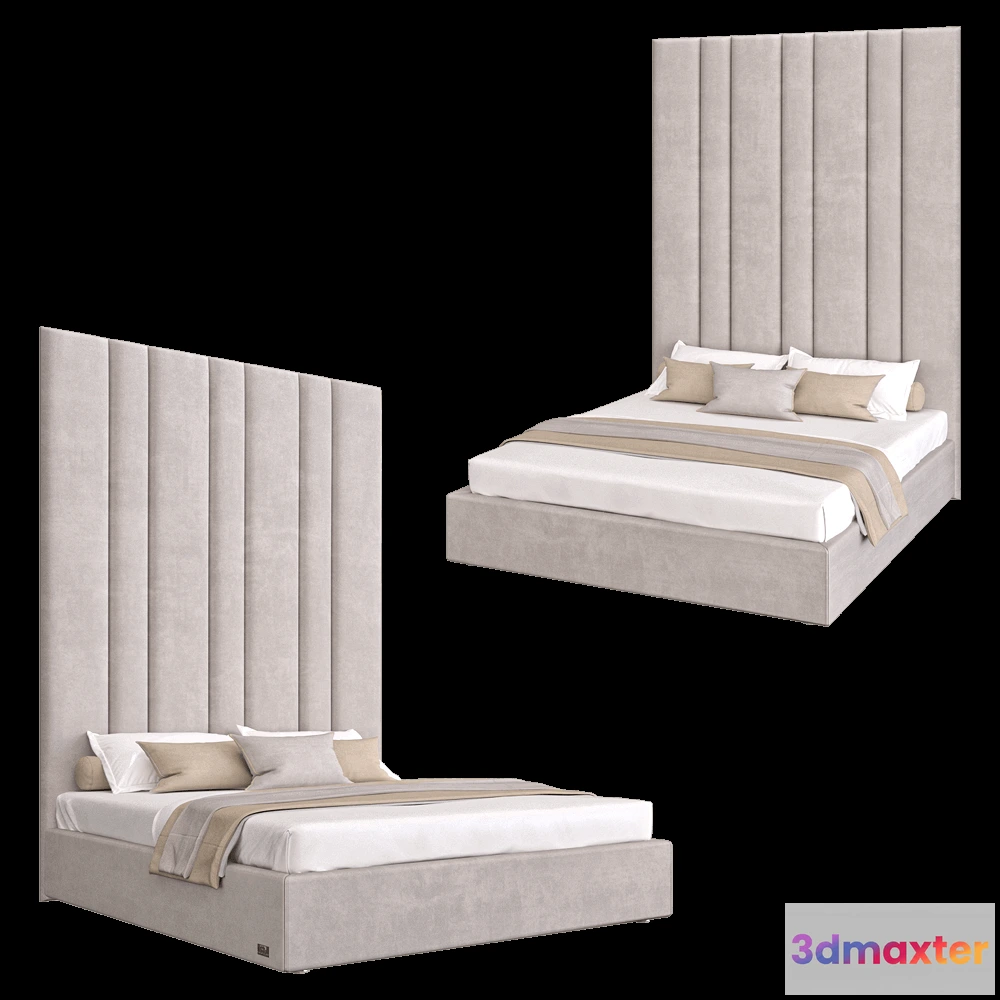 1618120 - Wall&Wall - Soft bed Honey 3D Max