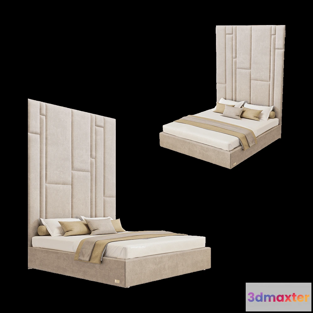 1618128 - Wall&Wall - Soft bed Blondie 3D Max