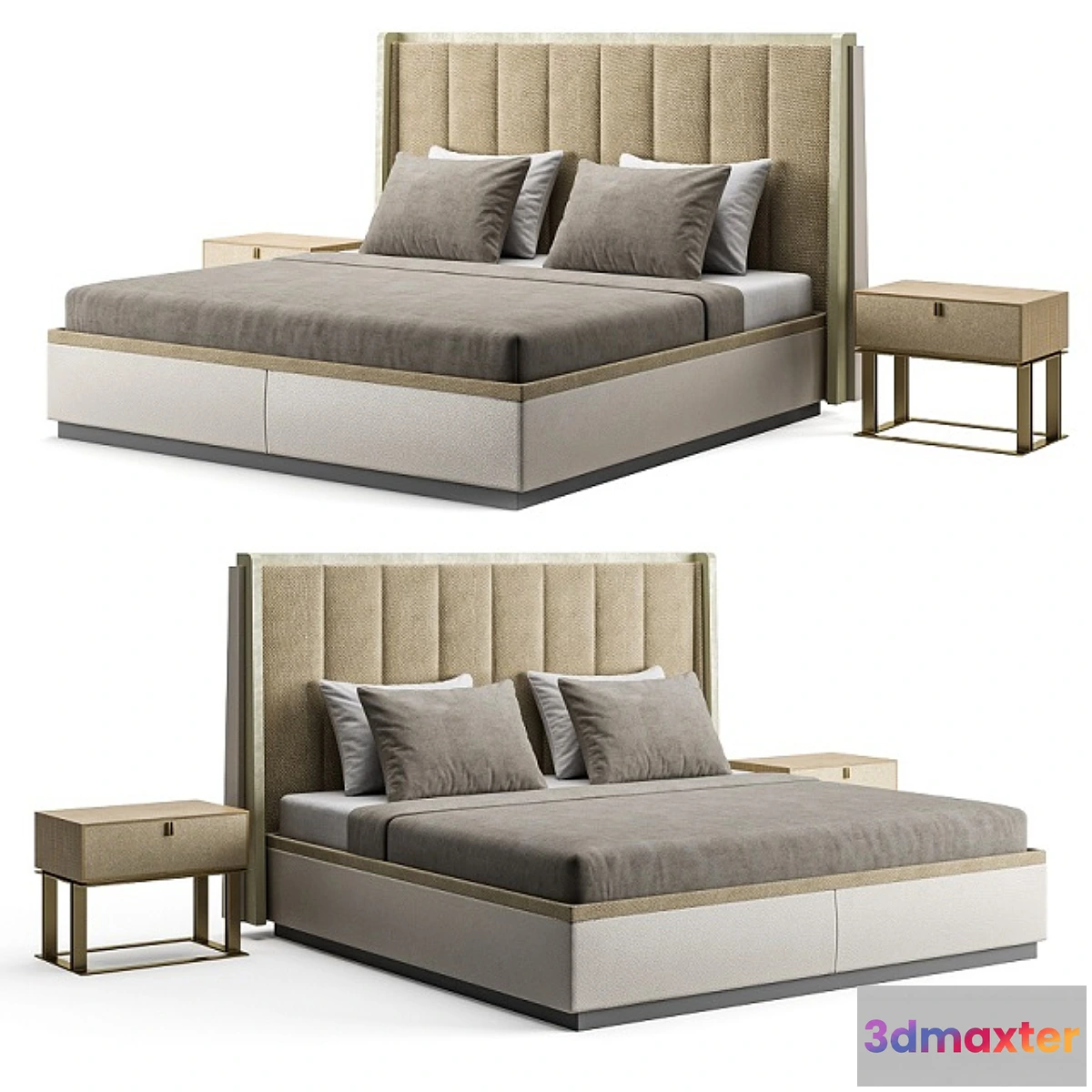 553063 - Frato Coen Bed Brisbane Bedside Table