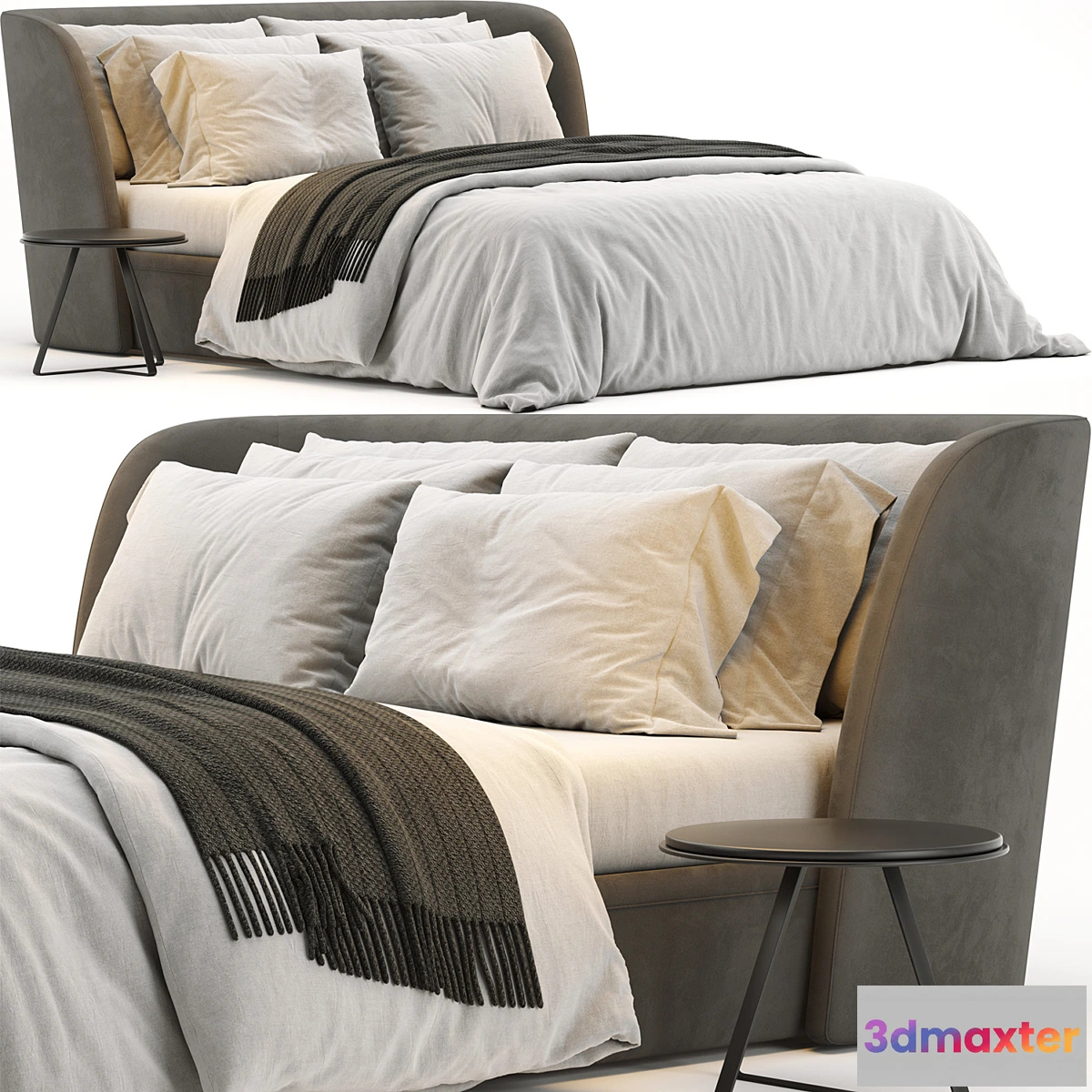 553603 - Rolf Benz 1400 Tondo Fabric Bed