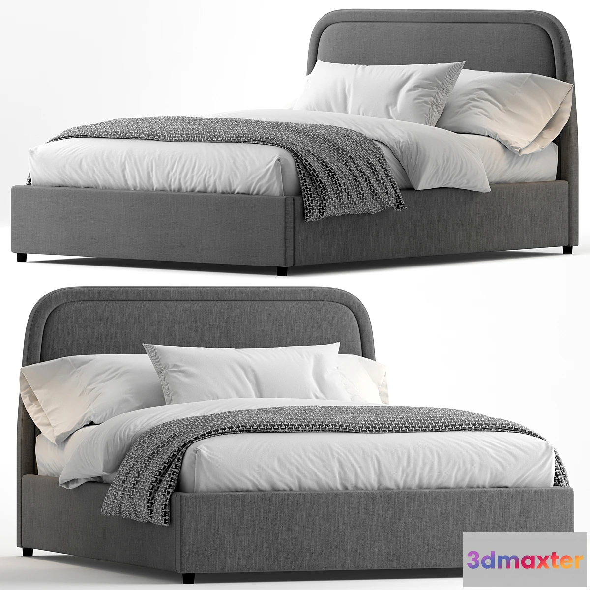 553645 - West Elm-Camilla queen Bed