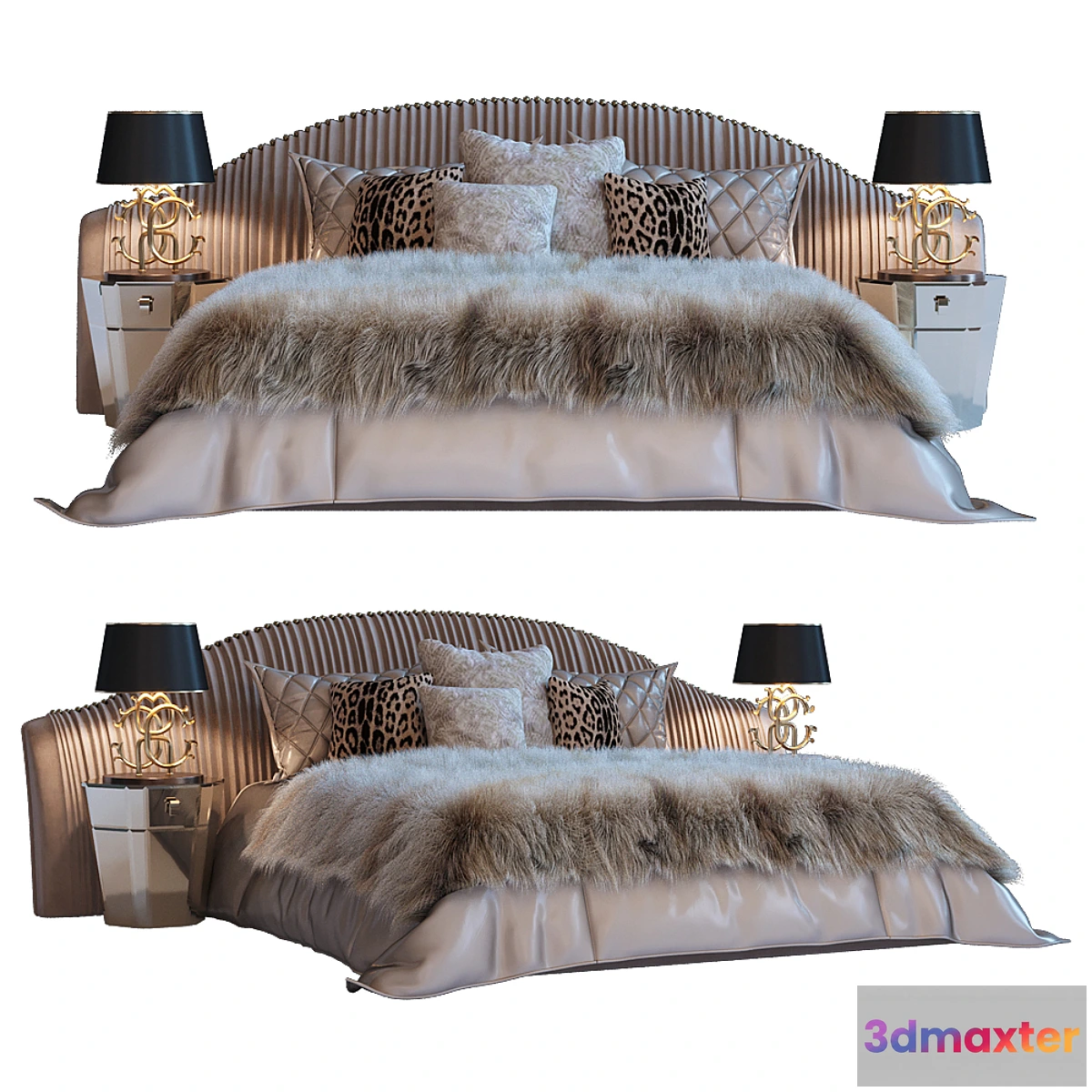 553849 - Bed “Sharpei” Roberto Cavalli