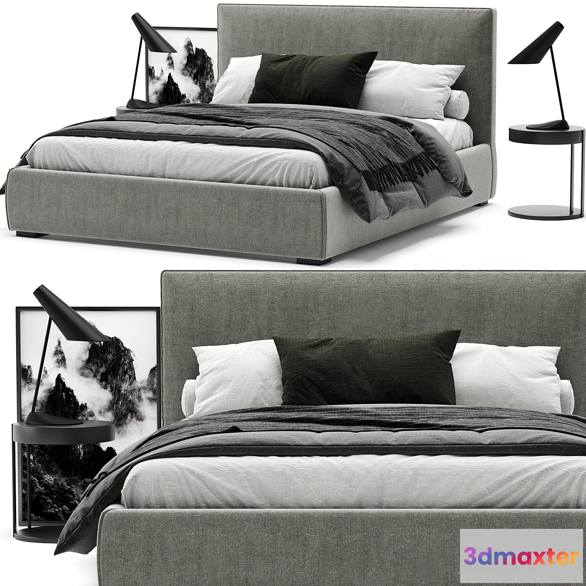 553923 - Meridiani Stone Plus Bed