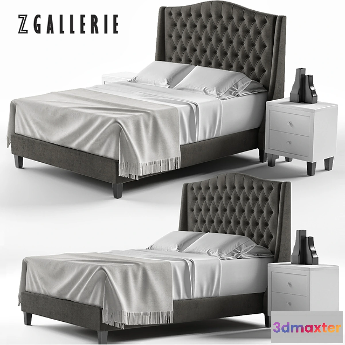 585648 - Scarlett Tufted Bed