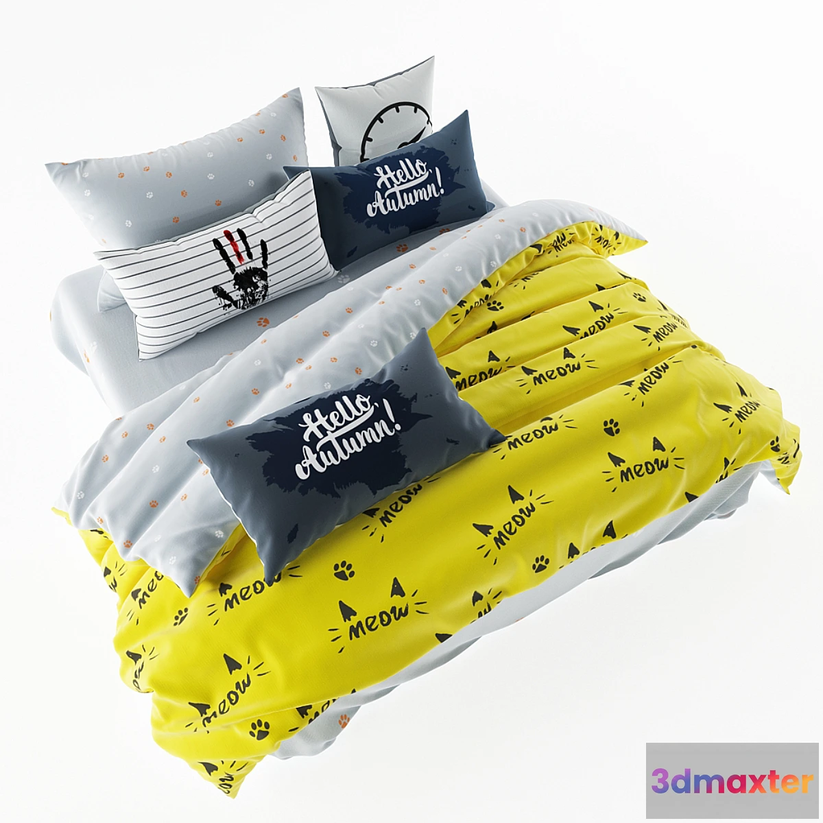 585720 - Bed linen meow