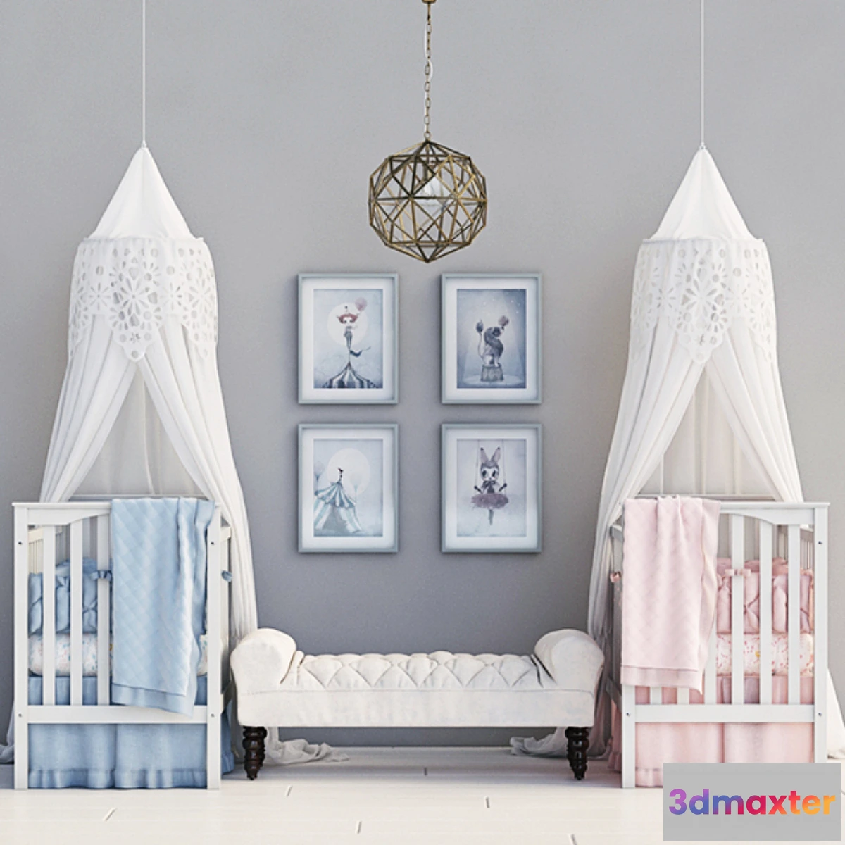 585798 - Pottery barn kids Kendall convertible crib