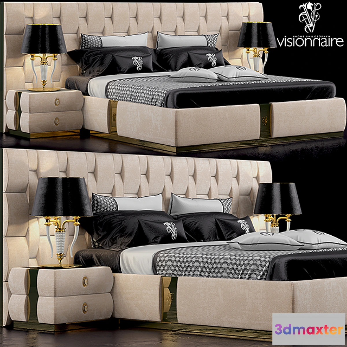 586064 - Bed visionnaire perkins