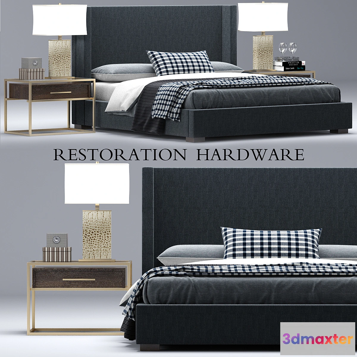 586176 - RH Modern custom shelter platform bed