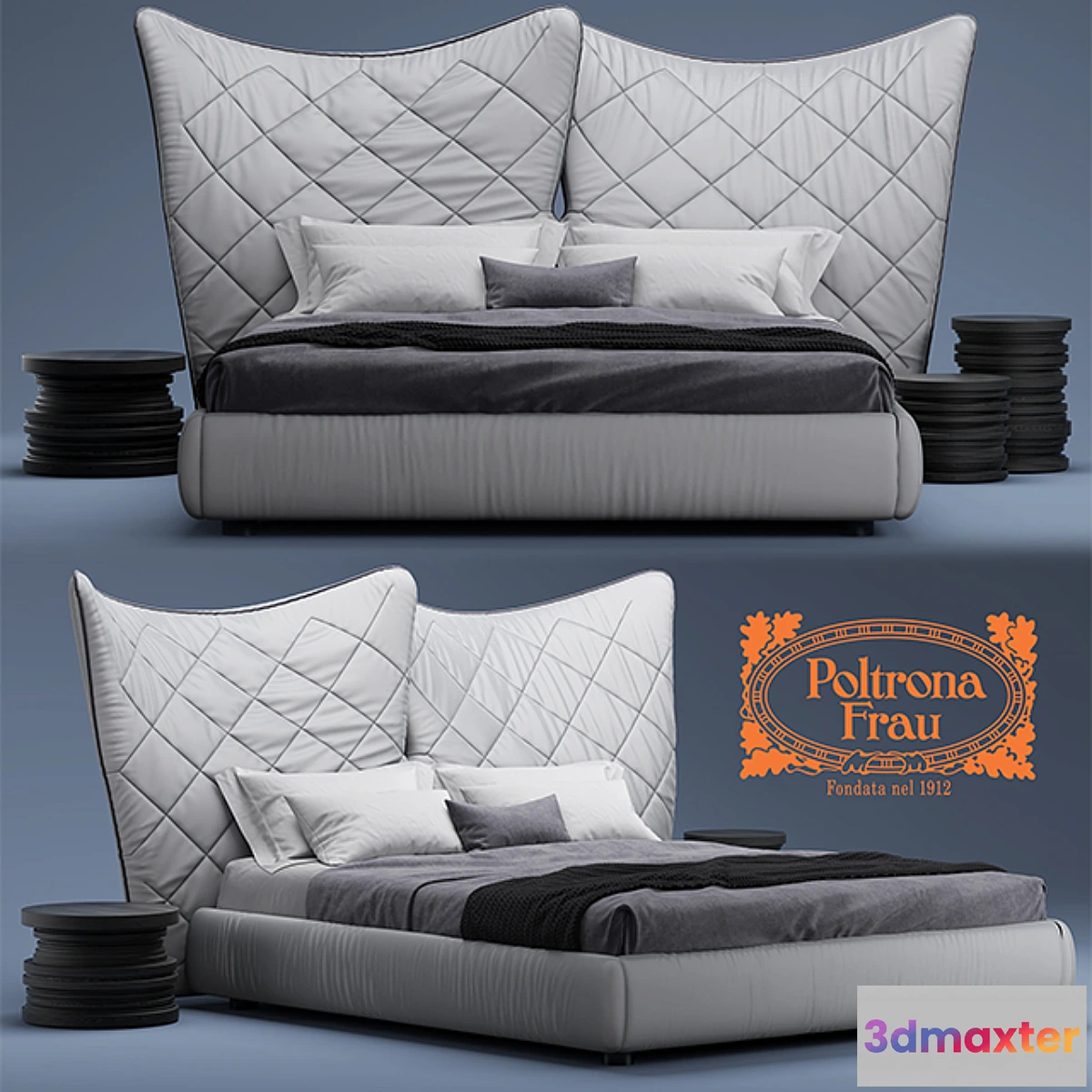 586324 - Bed Poltrona Frau LELIT