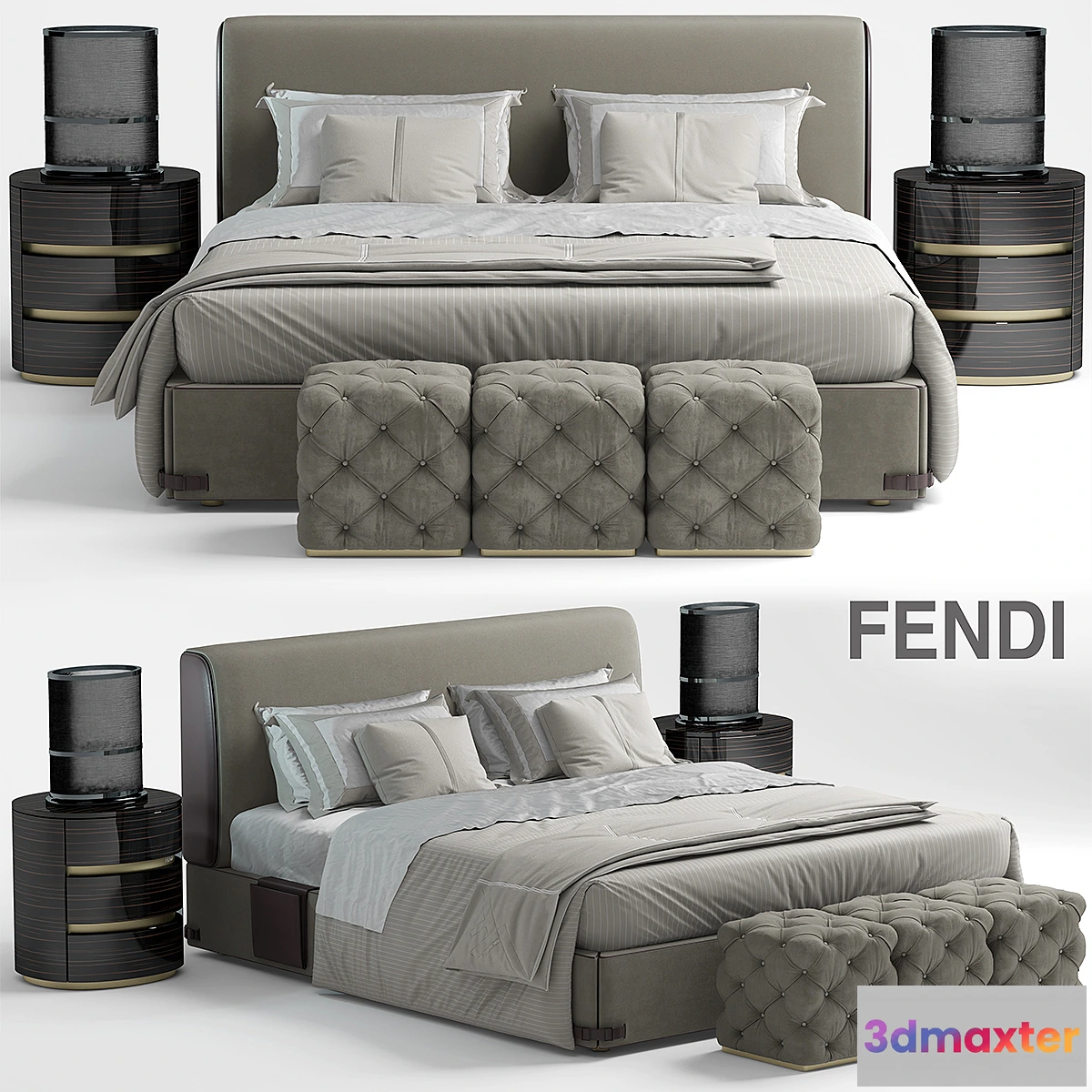 586414 - Bed fendi Soho Bed