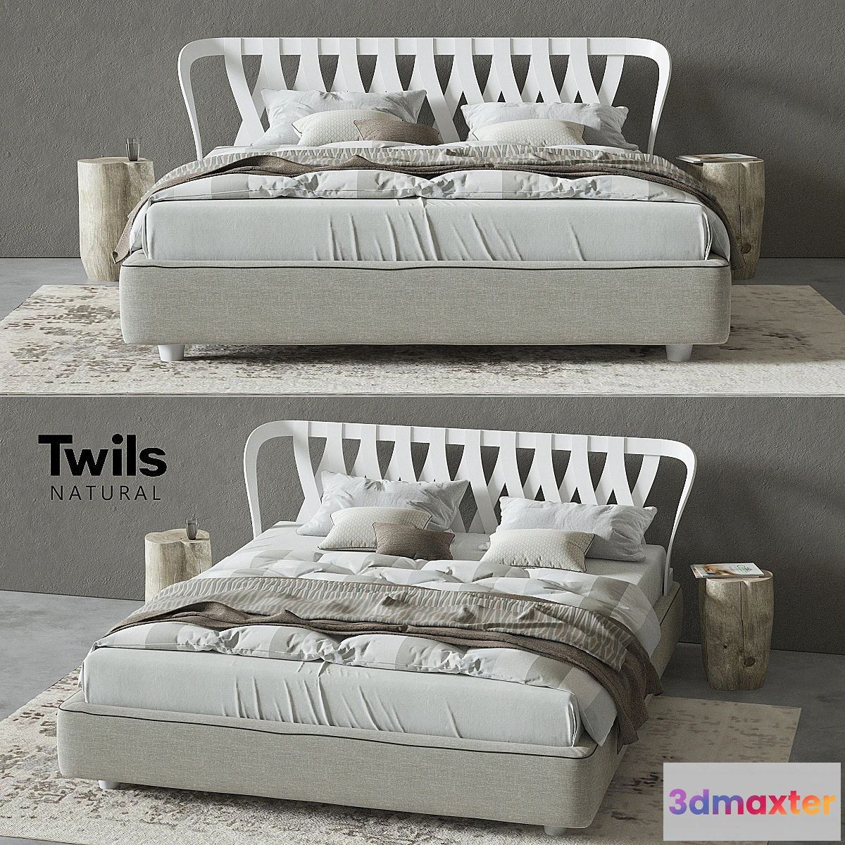 586498 - Bed Twils NATURAL